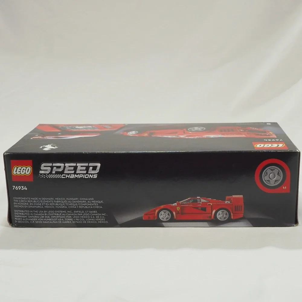 LEGO 76934 Speed Champions Ferrari F40 Supercar 318 pcs Race Car Sealed Unopened